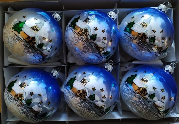 KOULE, BAREVNÁ, PORCELÁN, DEKOR