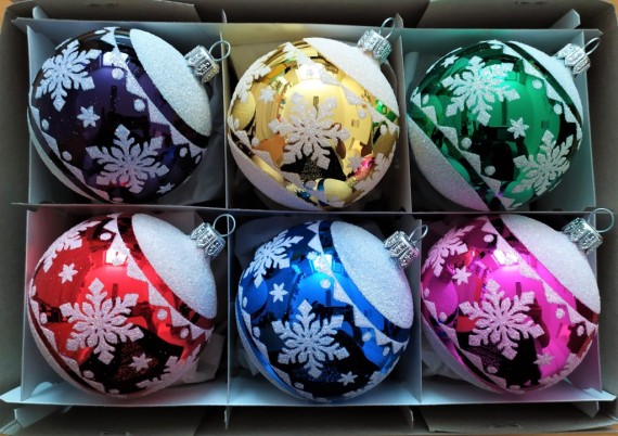 KOULE, BARVA ASS, LESK, BÍLÝ DEKOR