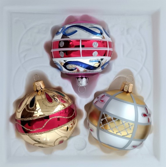 KOULE, sortiment, barevný dekor