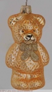 MEDVĚD VELKÝ S MAŠLÍ, FORMA, ŠAMPAŇ, MAT, DEKOR