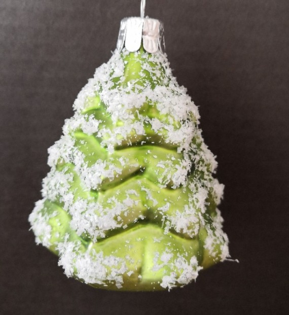 SMRK, FORMA, SVĚTLE ZELENÝ, MAT, BÍLÝ SYPANÝ DEKOR