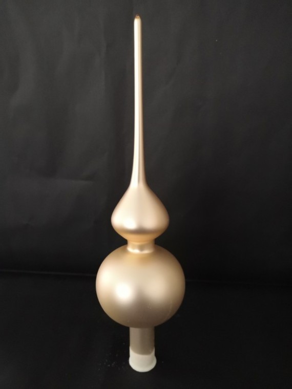 ŠPICE 1-KULOVÁ, ŠAMPAŇ MAT, BEZ DEKORU