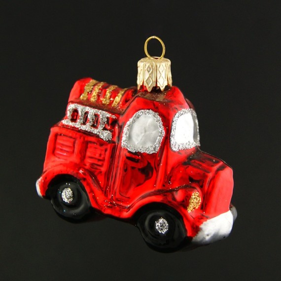 POŽÁRNÍ AUTO, FORMA, RUČNĚ MALOVANÝ DEKOR