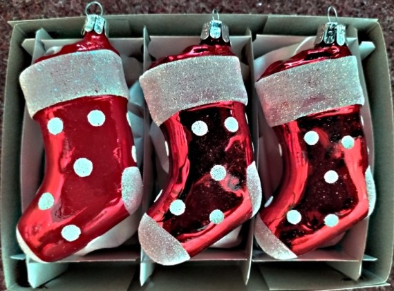 PONOŽKA, FORMA, ČERVENÁ, LESK, DEKOR