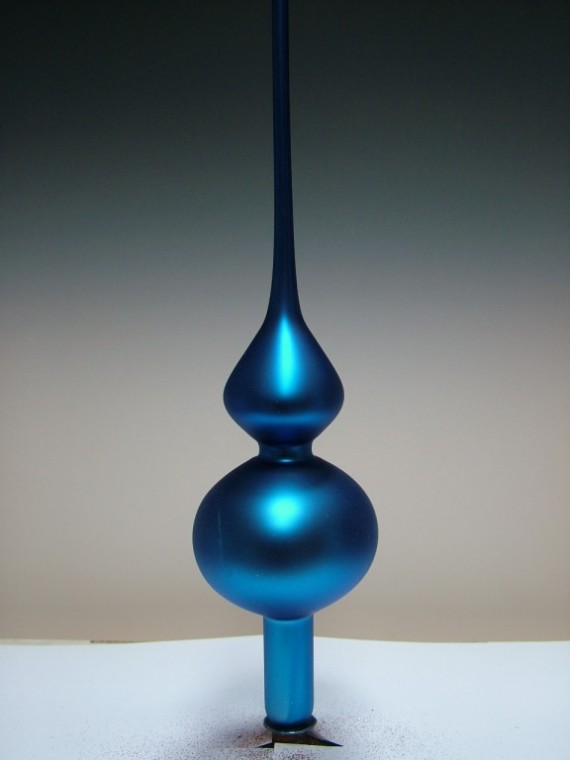 ŠPICE 1-KULOVÁ, TMAVĚ MODRÁ, MAT, BEZ DEKORU