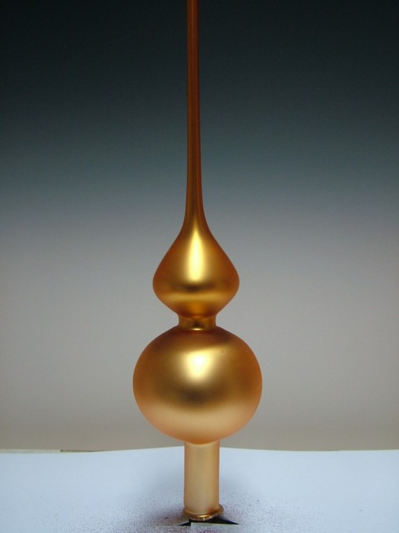 ŠPICE 1-KULOVÁ, ZLATÁ, MAT, BEZ DEKORU