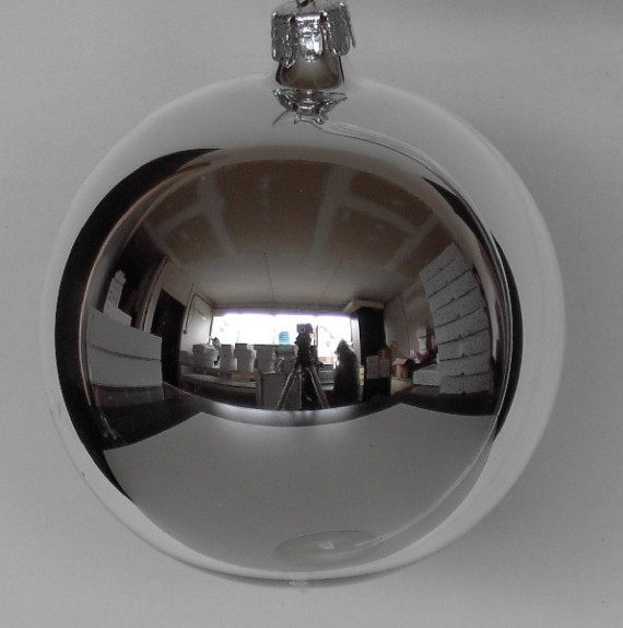 KOULE, SKLENĚNÁ, HLADKÁ, STŘÍBRNÁ, LESK, BEZ DEKORU