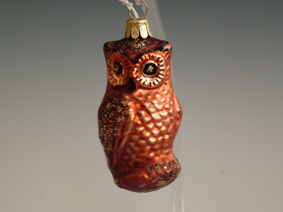 SOVA, FORMA, SVĚTLE HNĚDÁ/MĚĎ, MAT, DEKOR