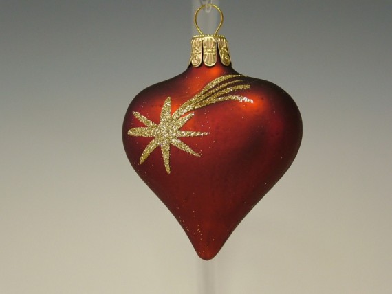 SRDCE, FORMA, HLADKÉ, BORDÓ, MAT, DEKOR