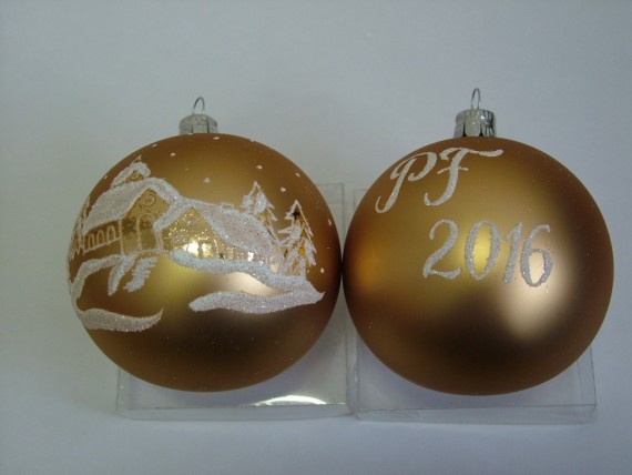 KOULE ZLATÁ, MAT, CHALOUPKA, BÍLÝ POSYP