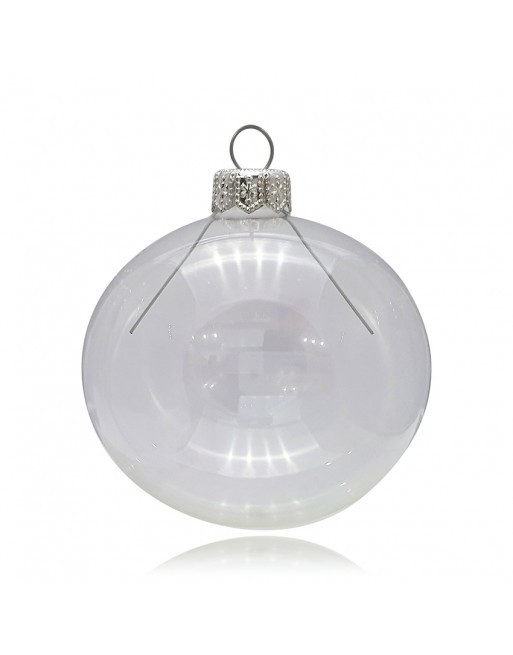 KOULE, SKLENĚNÁ OZDOBA, ČIRÁ, BEZ DEKORU