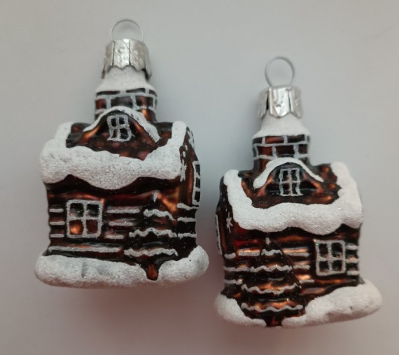 KOSTELÍK, SKLENĚNÝ, FORMA, PERNÍK DEKOR