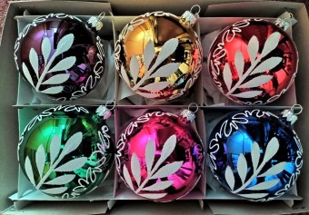 KOULE, BARVA ASS, LESK, BÍLÝ RETRO DEKOR