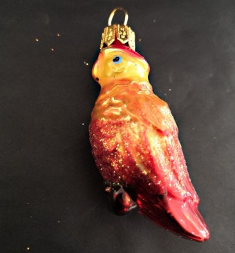 PAPOUŠEK, forma, ručně malovaný dekor