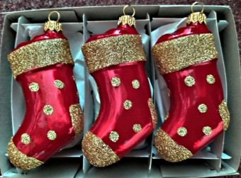 PONOŽKA, FORMA, ČERVENÁ, PORCELÁN, ZLATÝ DEKOR