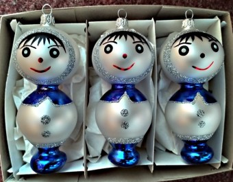 PANÁČEK MODRÝ, MAT, DEKOR