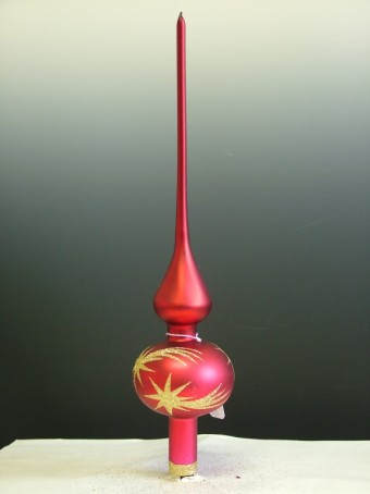 ŠPICE 1-KULOVÁ, BORDÓ, MAT, DEKOR