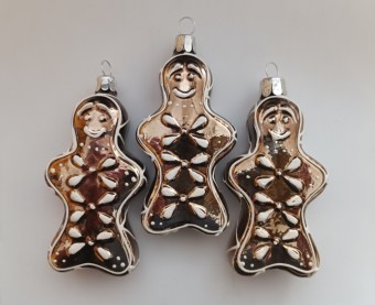 PERNÍK PANÁČEK, FORMA, LESK, PLAST. DEKOR