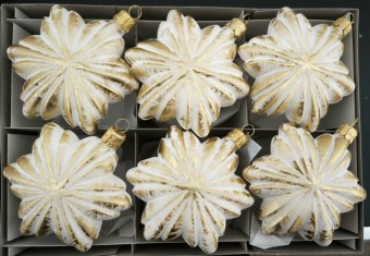 KYTKA HVĚZDA, forma, skořápka, zlatý dekor