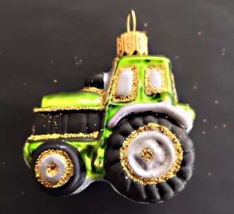 TRAKTOR, FORMA, RUČNĚ MALOVANÝ DEKOR