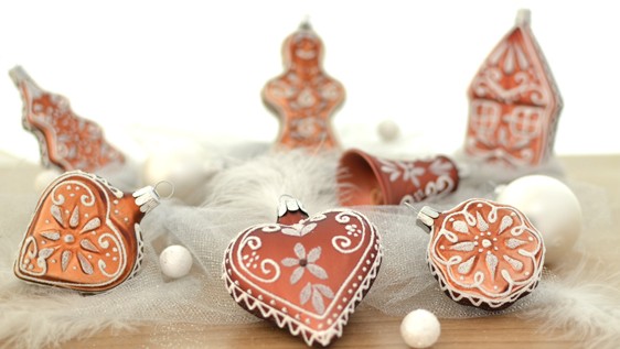 "Vánoční ozdoby z perníku"